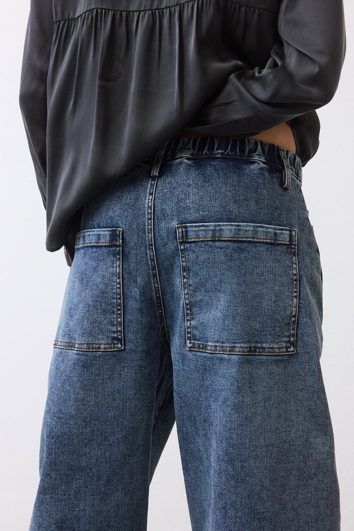 The Slouchy Denim Pants