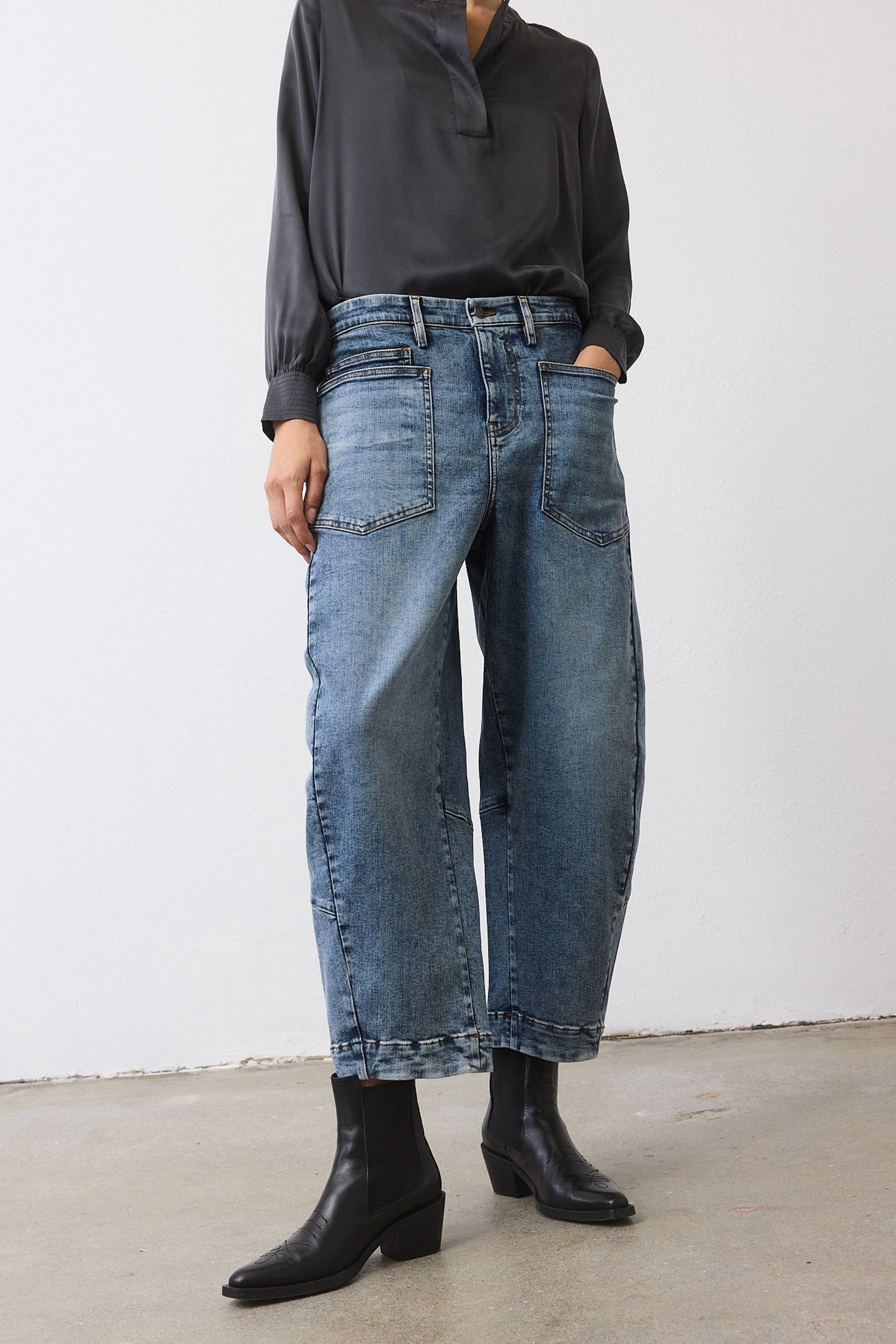 The Slouchy Denim Pants