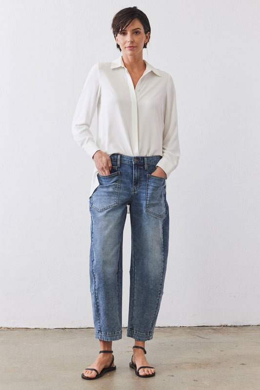 The Slouchy Denim Pants