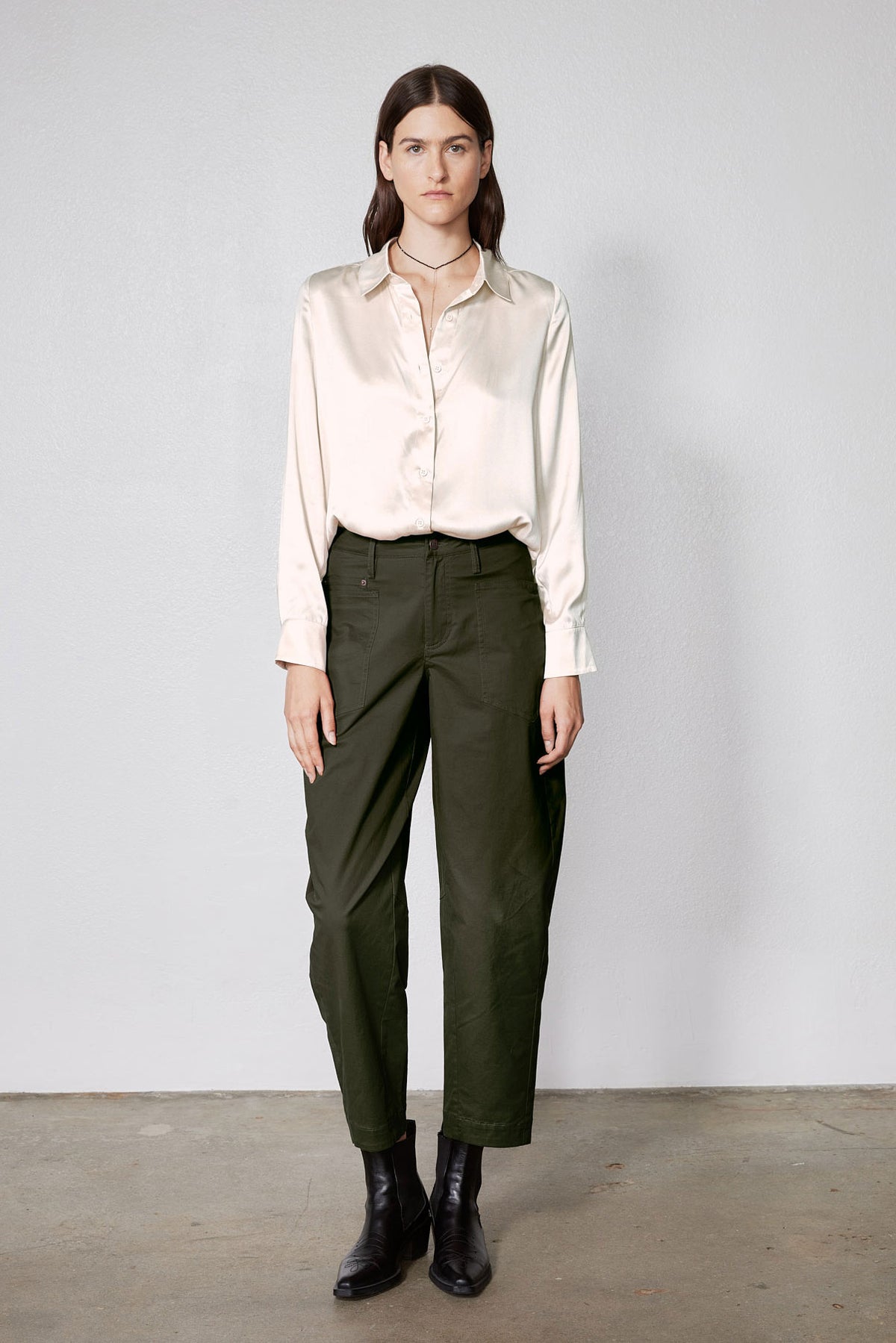 The Slouchy Soft Twill Pants