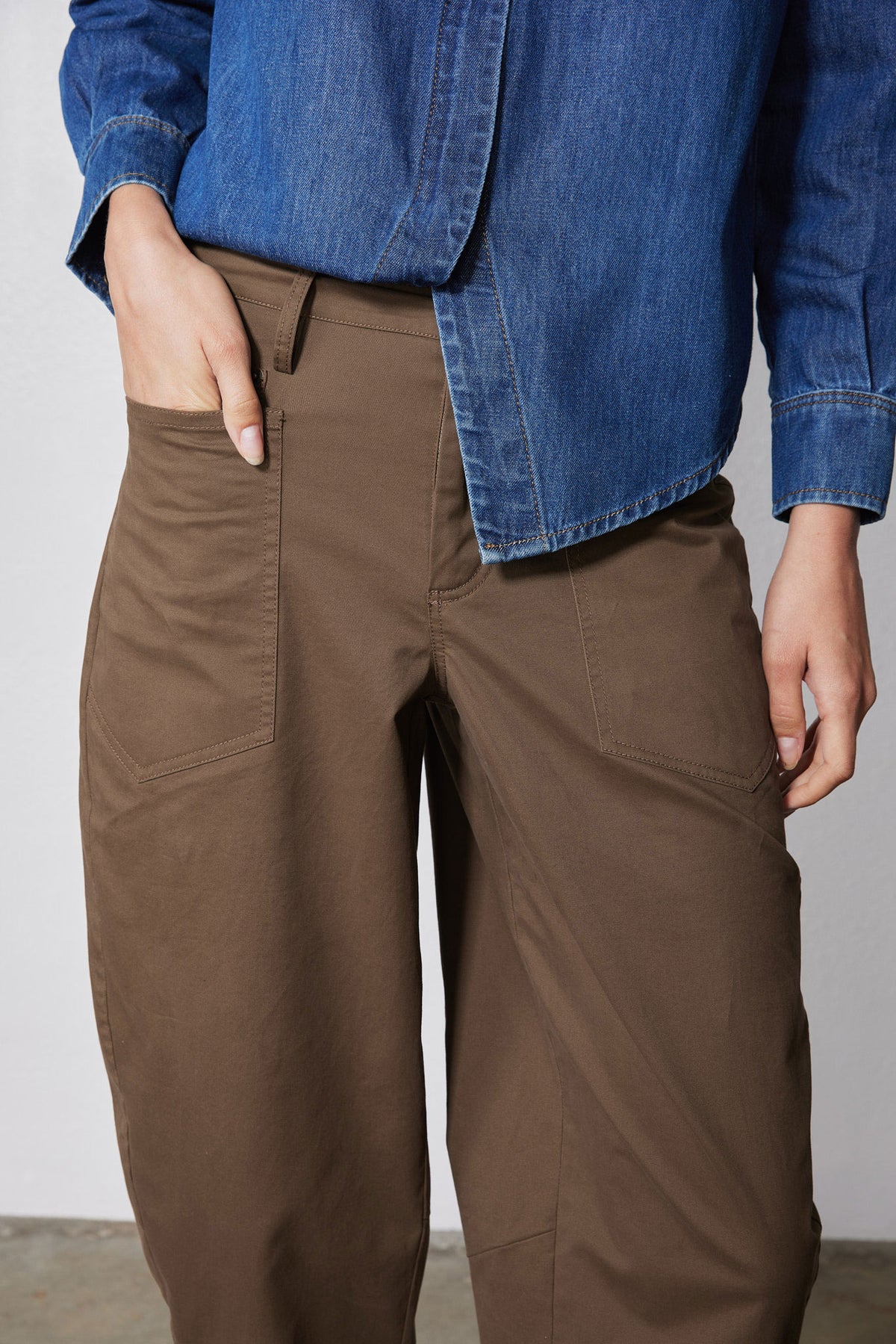 The Slouchy Soft Twill Pants