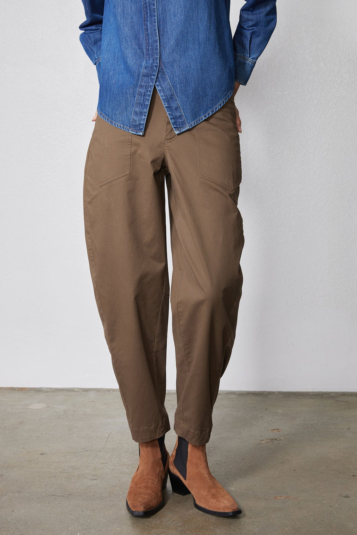 The Slouchy Soft Twill Pants