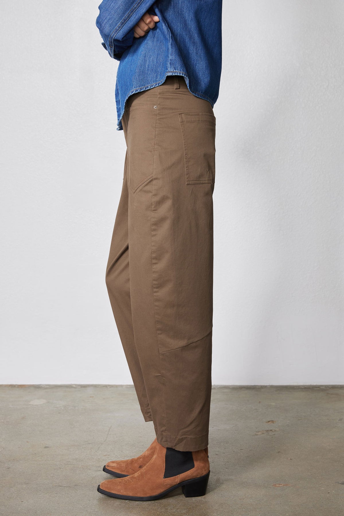 The Slouchy Soft Twill Pants