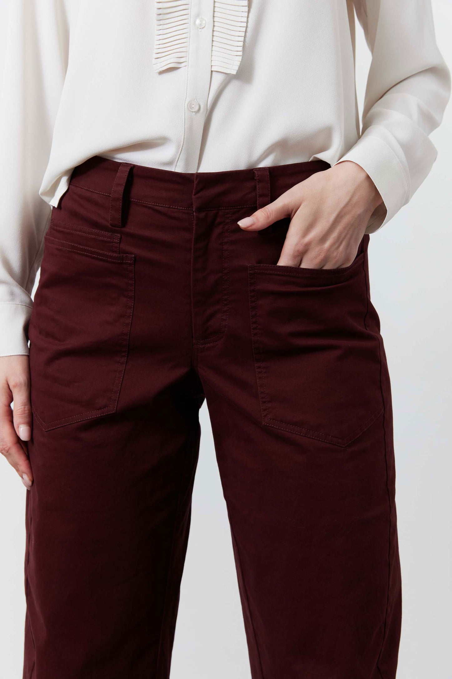 The Slouchy Soft Twill Pants