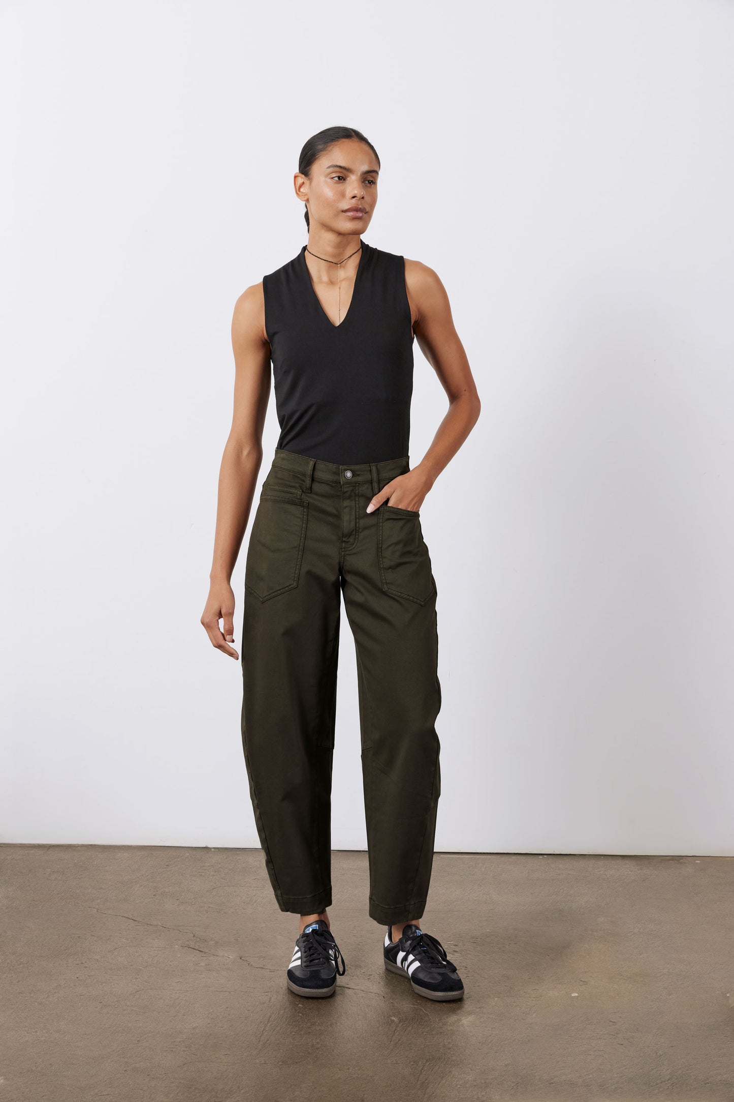 The Slouchy Soft Twill Pants