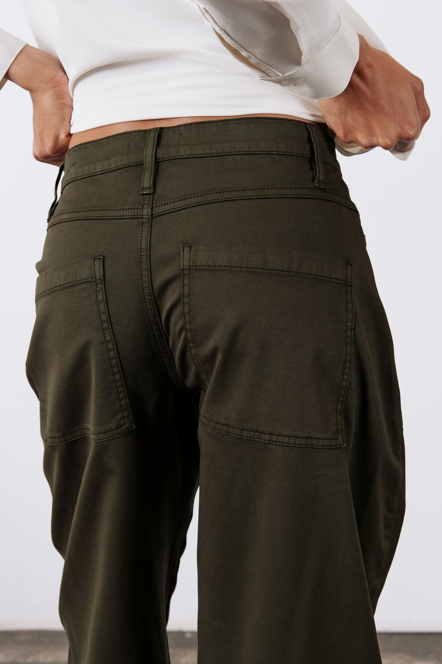 The Slouchy Soft Twill Pants
