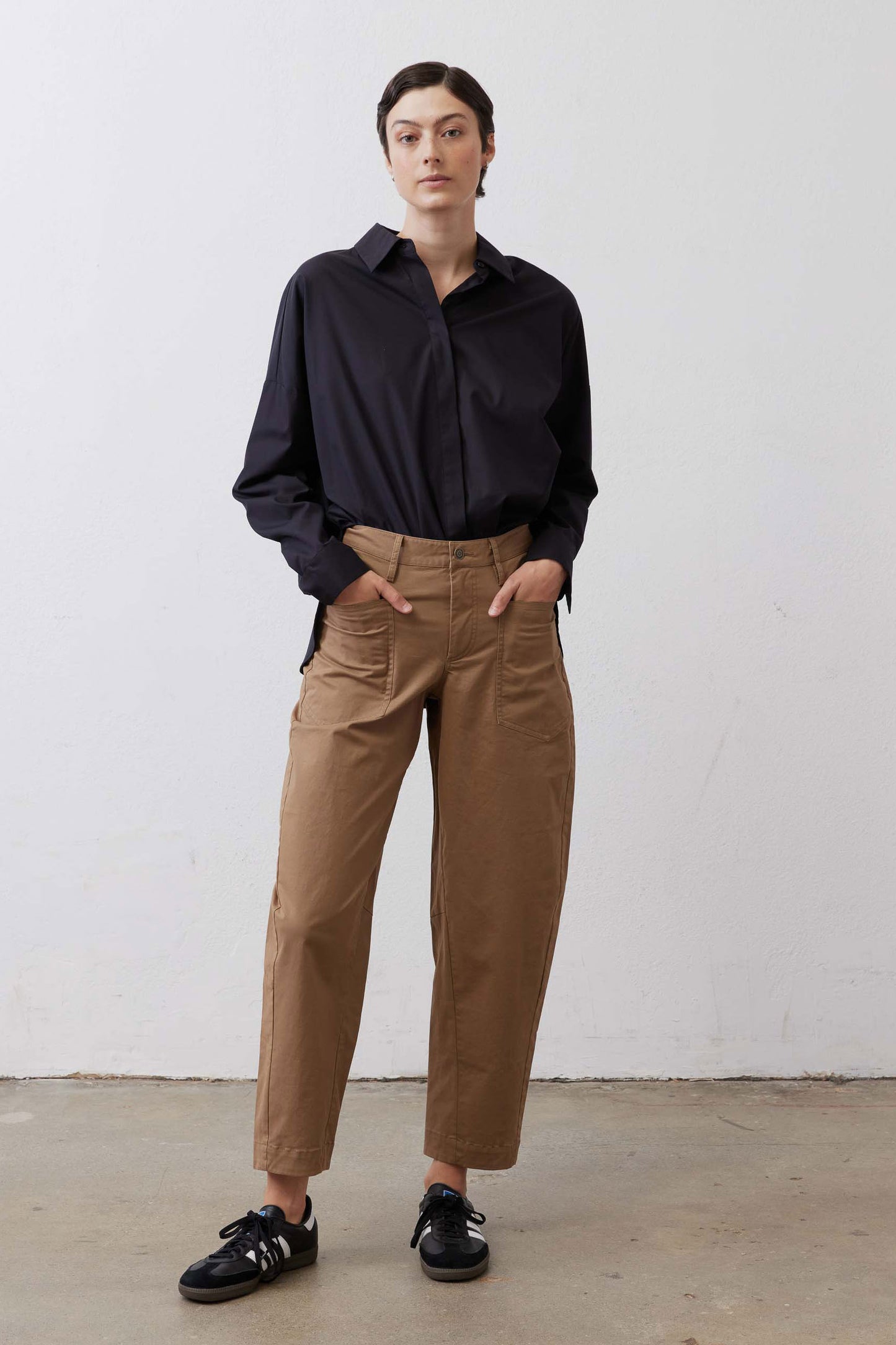 The Slouchy Soft Twill Pants