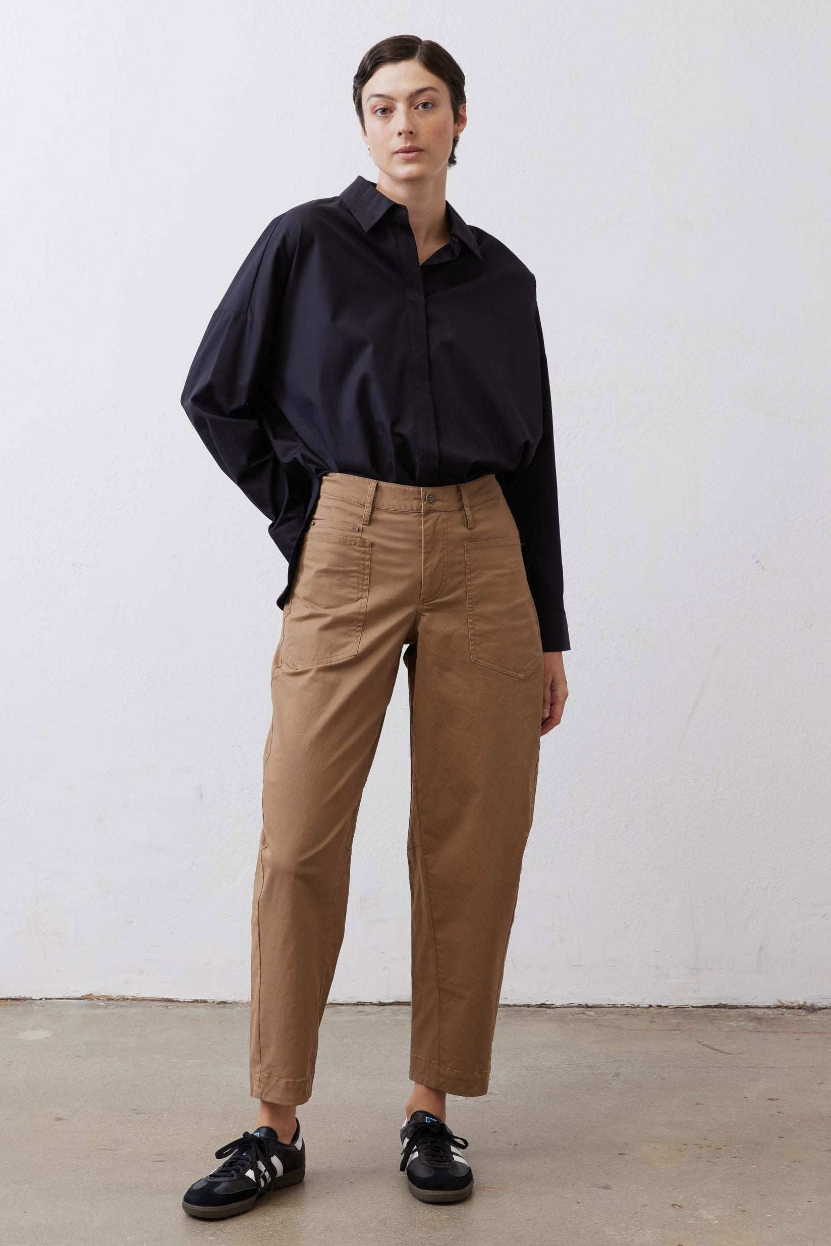 Slouchy Soft Twill Pants