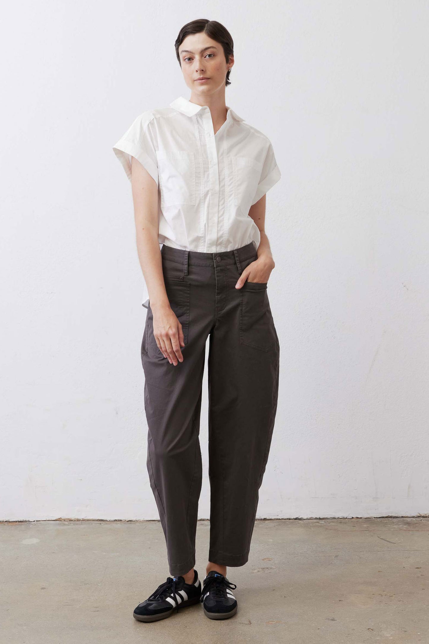 The Slouchy Soft Twill Pants
