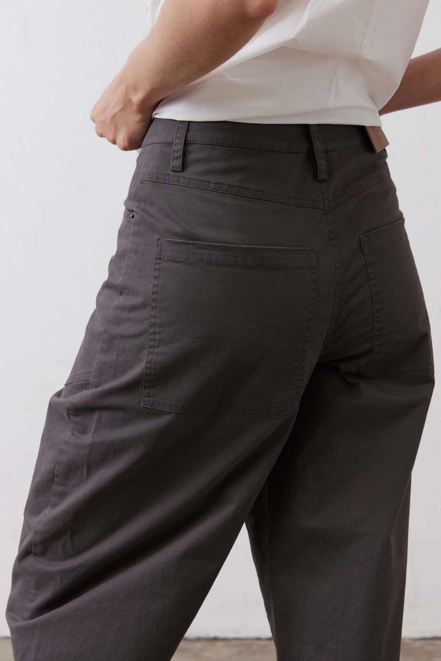 The Slouchy Soft Twill Pants