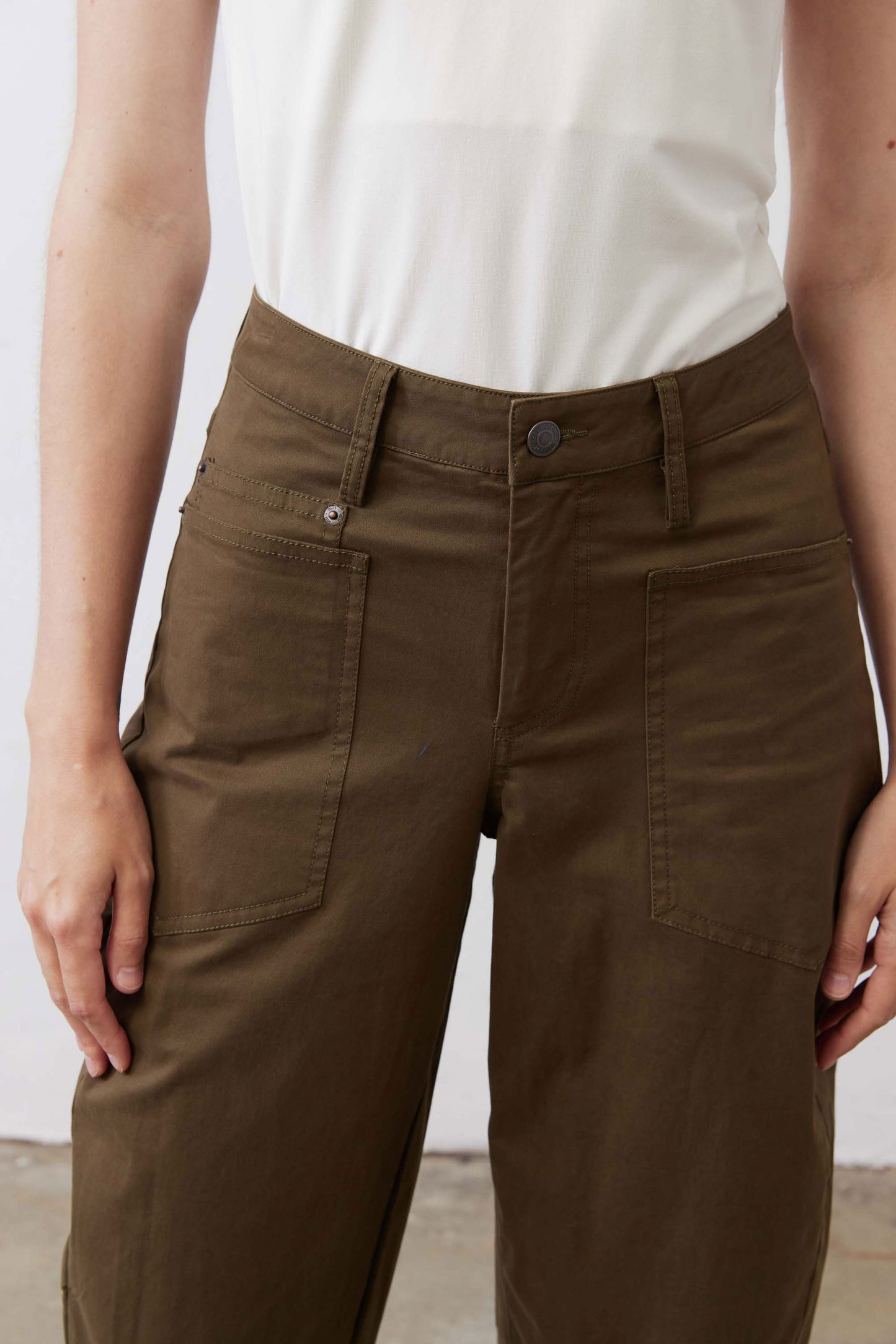 The Slouchy Soft Twill Pants