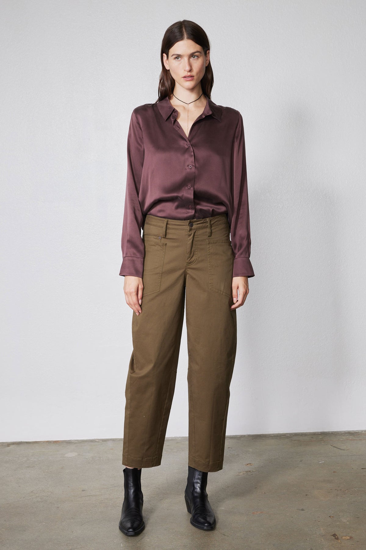 The Slouchy Soft Twill Pants