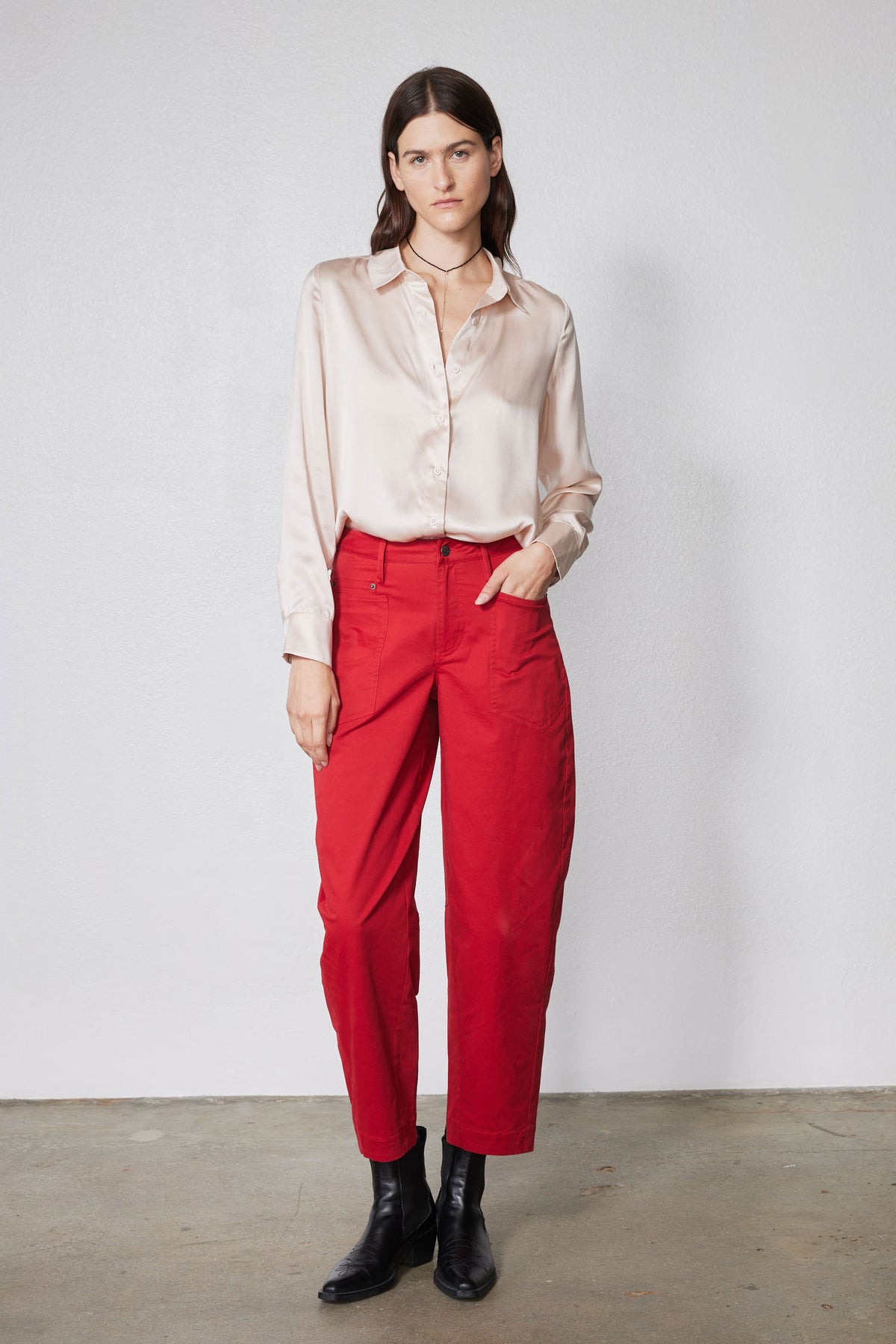 The Slouchy Soft Twill Pants