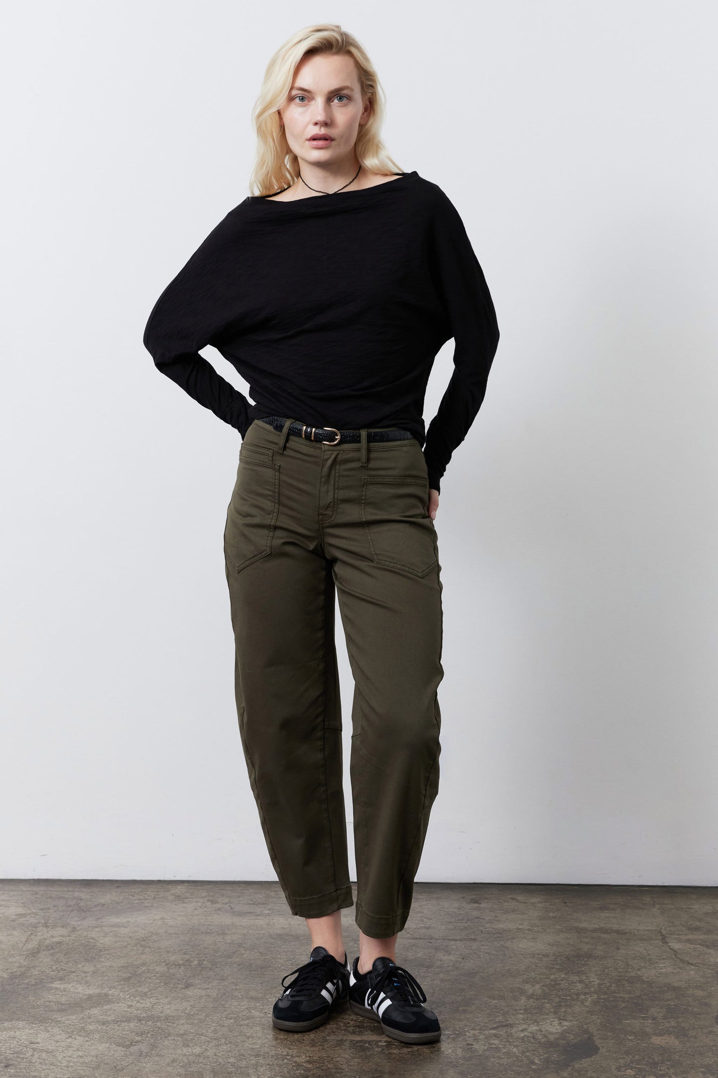 The Slouchy Soft Twill Pants