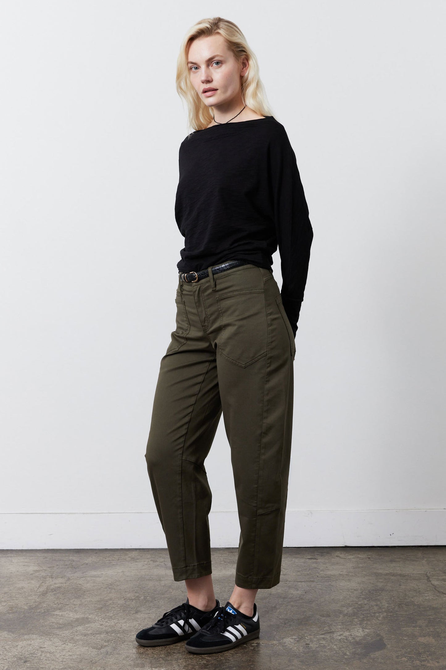 The Slouchy Soft Twill Pants
