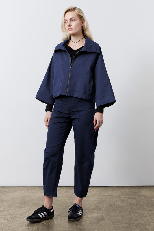 The Soft Twill Swing Jacket