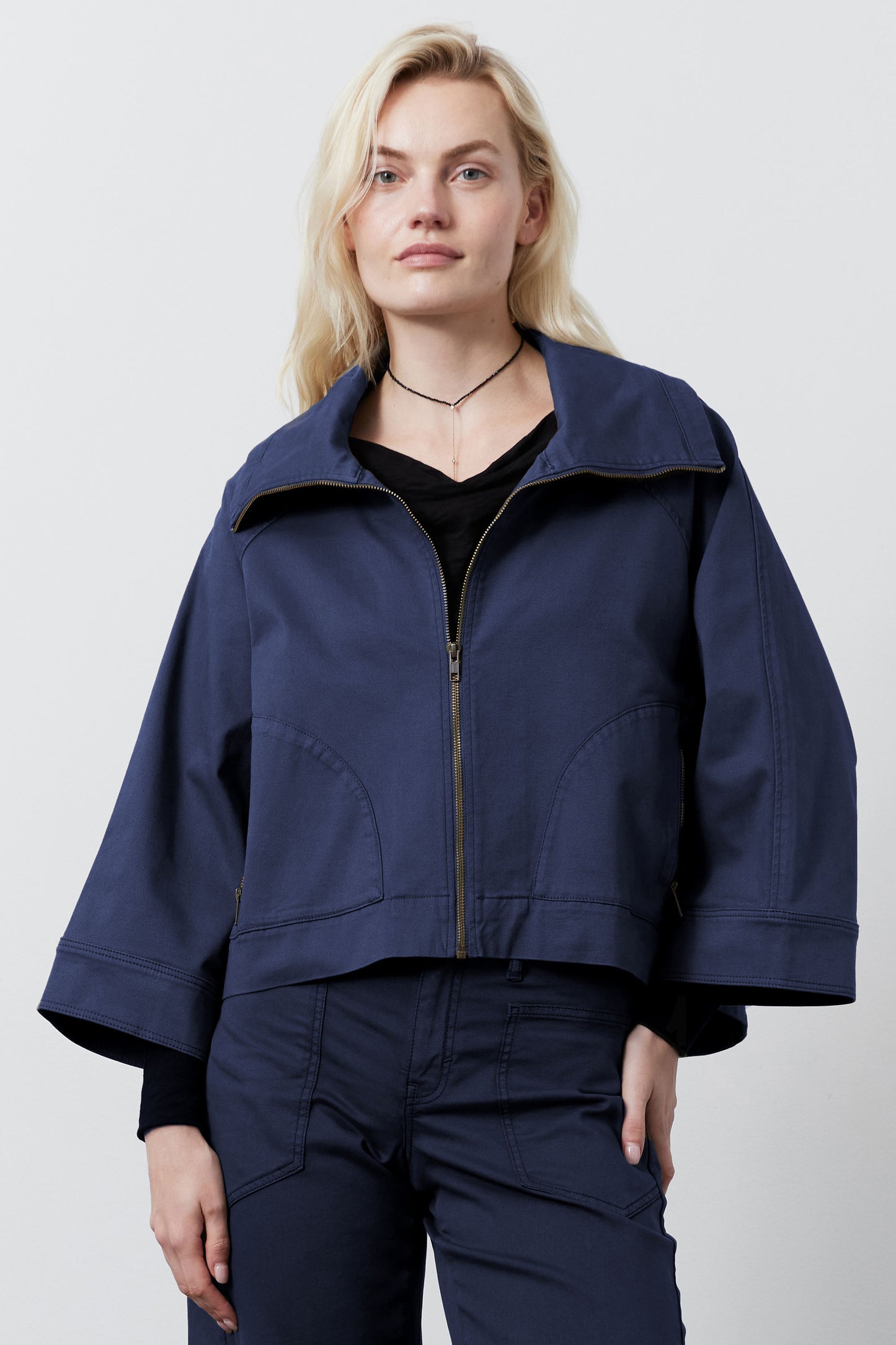 The Soft Twill Swing Jacket