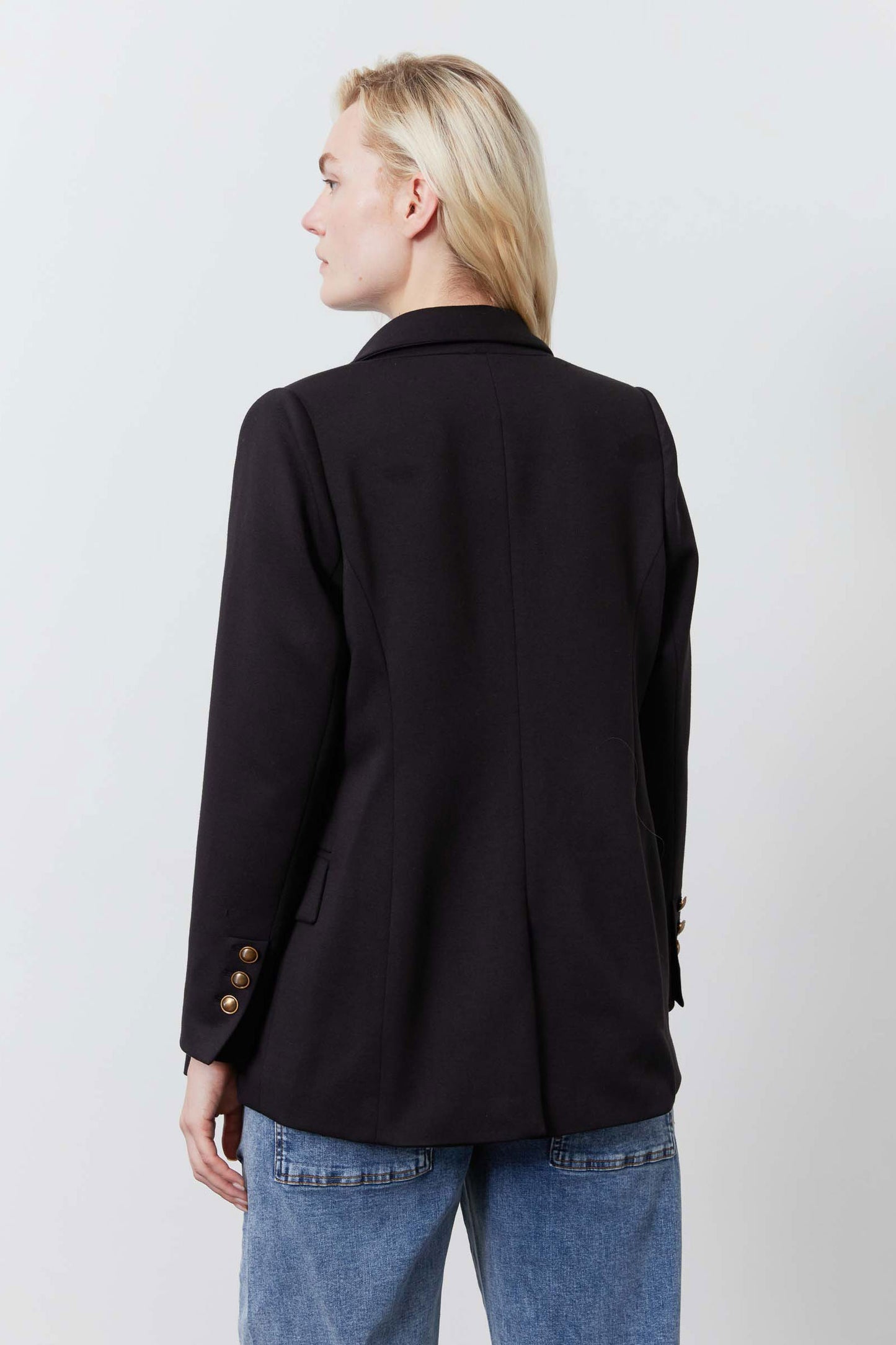 The Stretch Suit Relaxed Double Breasted Blazer