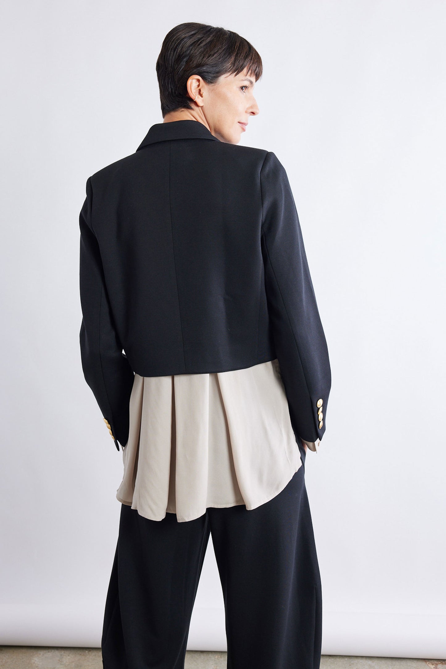 The Stretch Suit Cropped Blazer