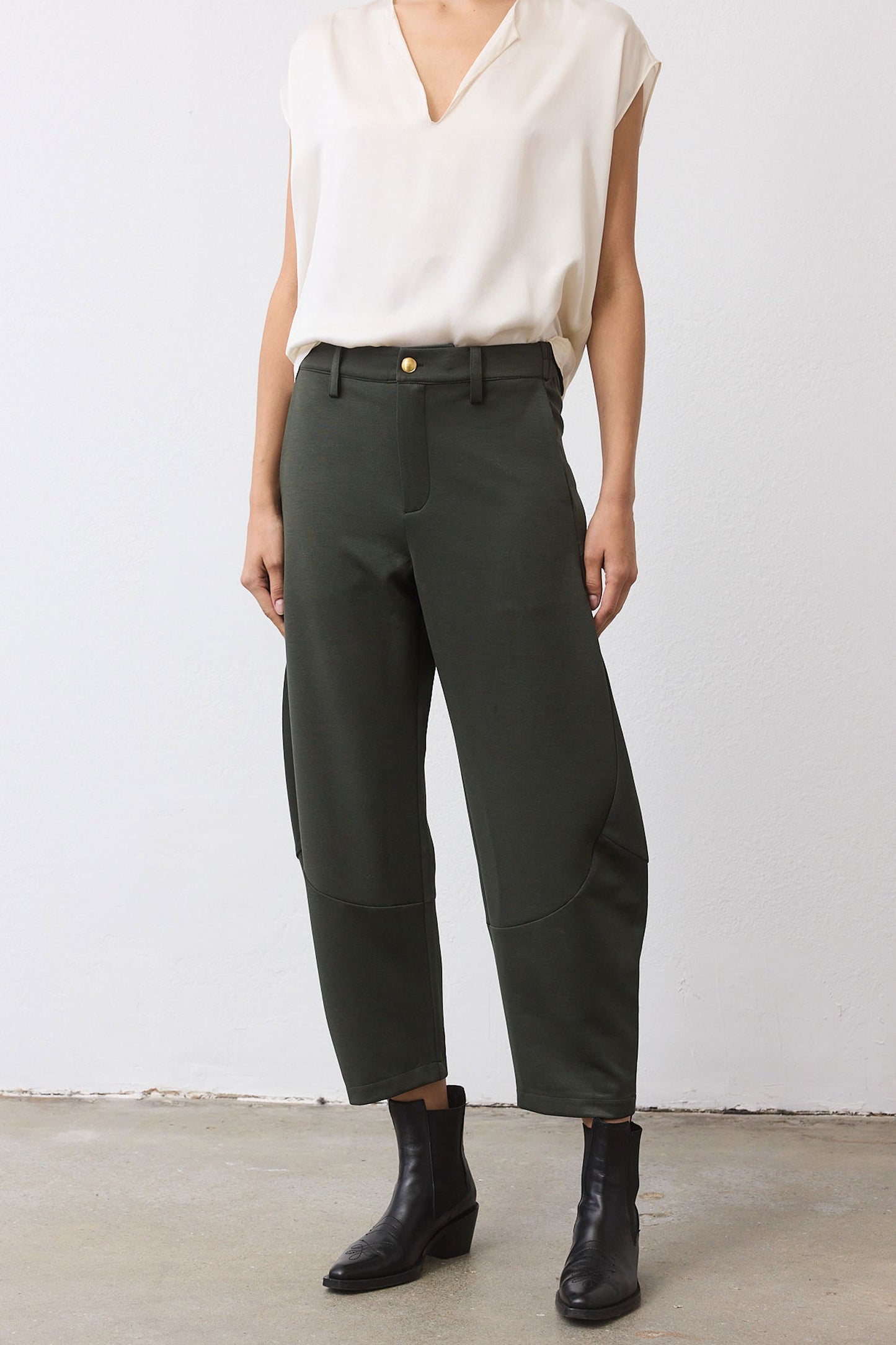 The Stretch Suit Wide-ish Pants