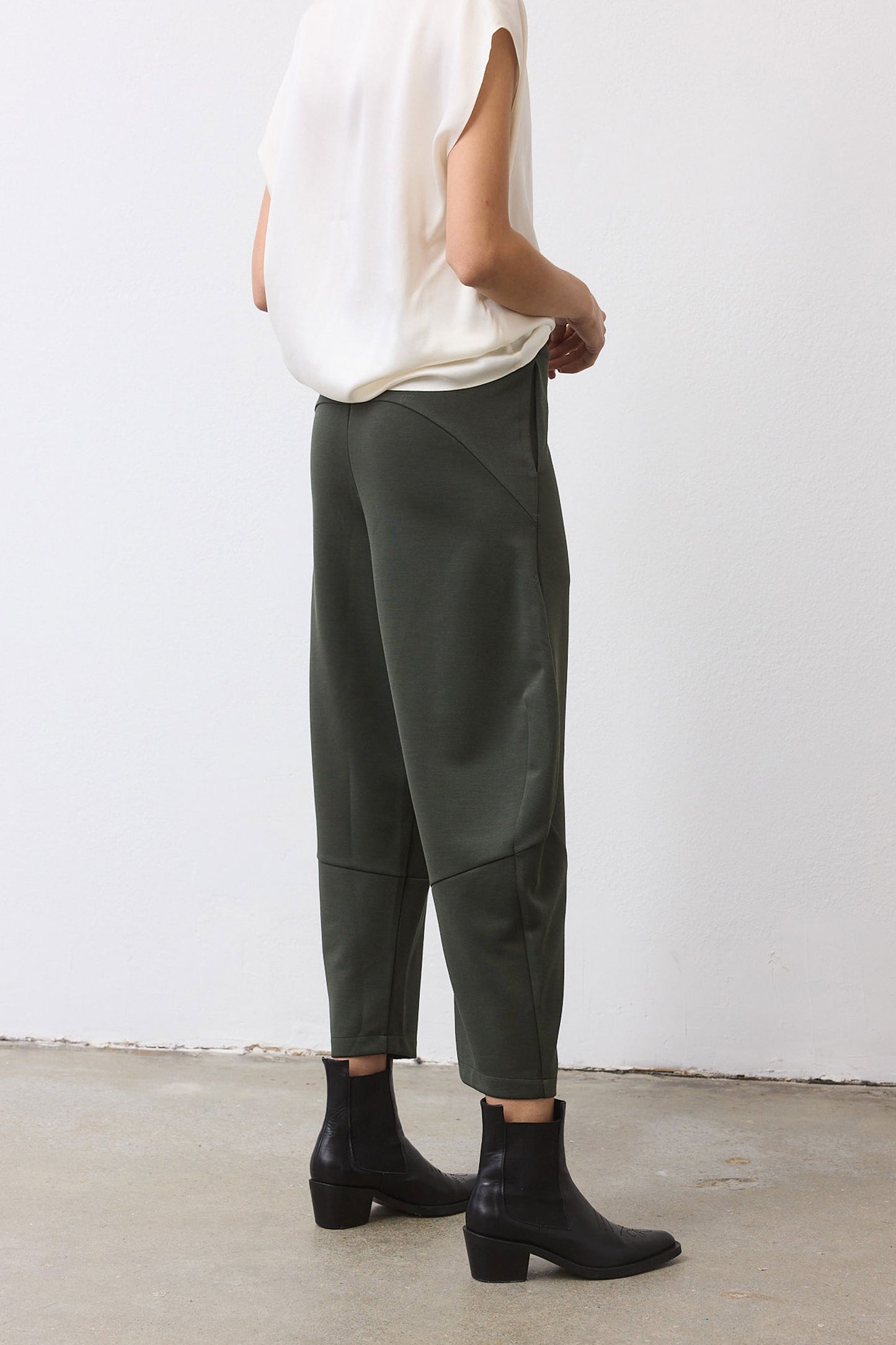 The Stretch Suit Wide-ish Pants