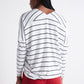 The Striped Dolman Long Sleeve Top