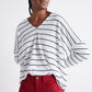 The Striped Dolman Long Sleeve Top