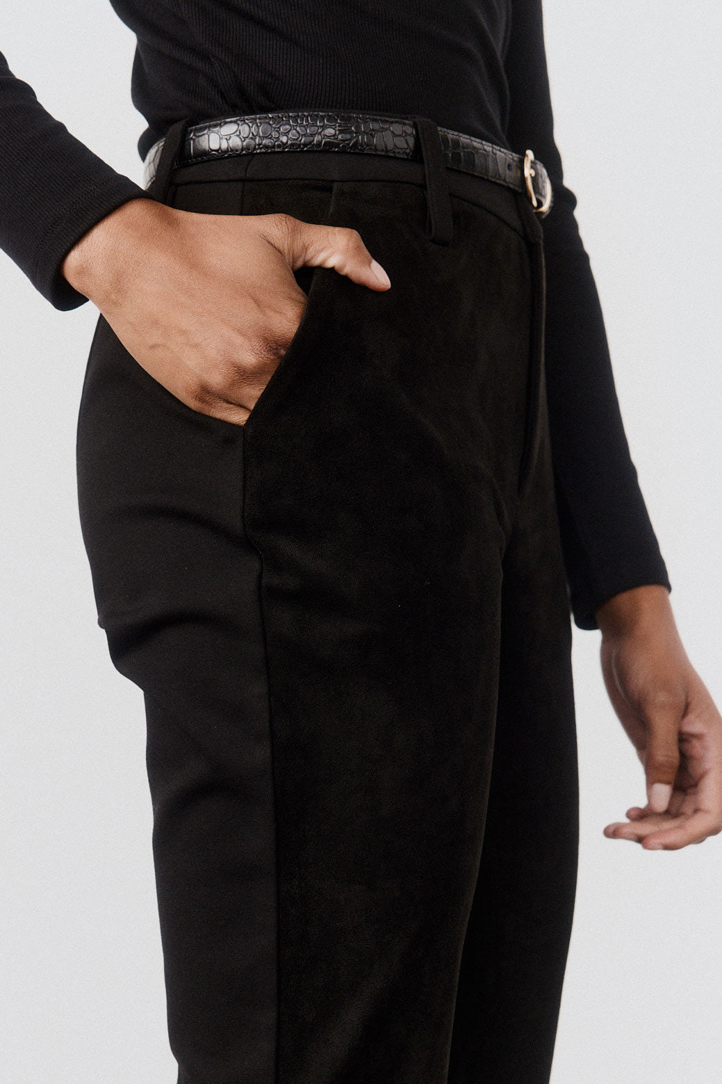 The Suede Comfort Trouser