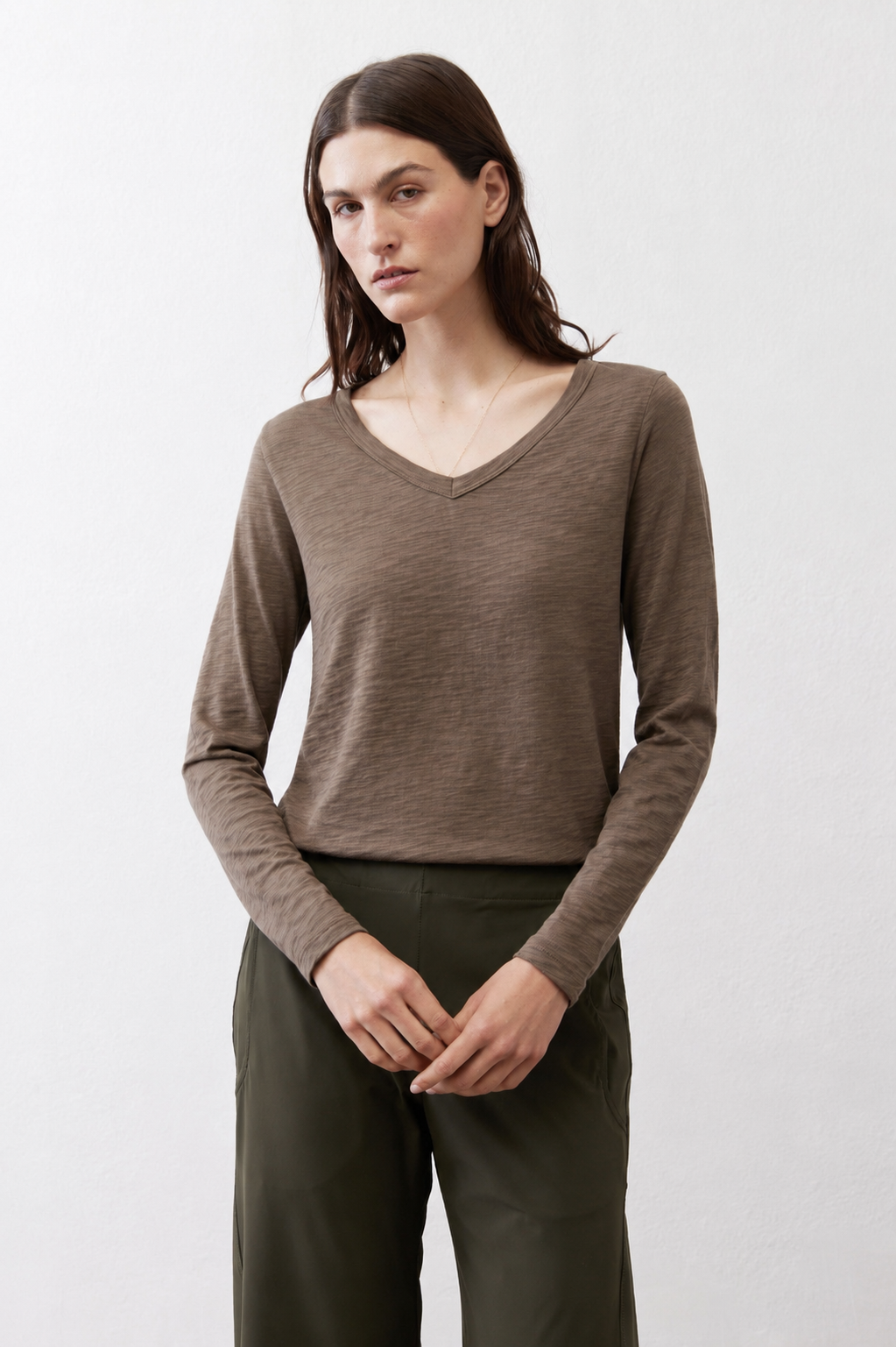 Swing V Neck Top