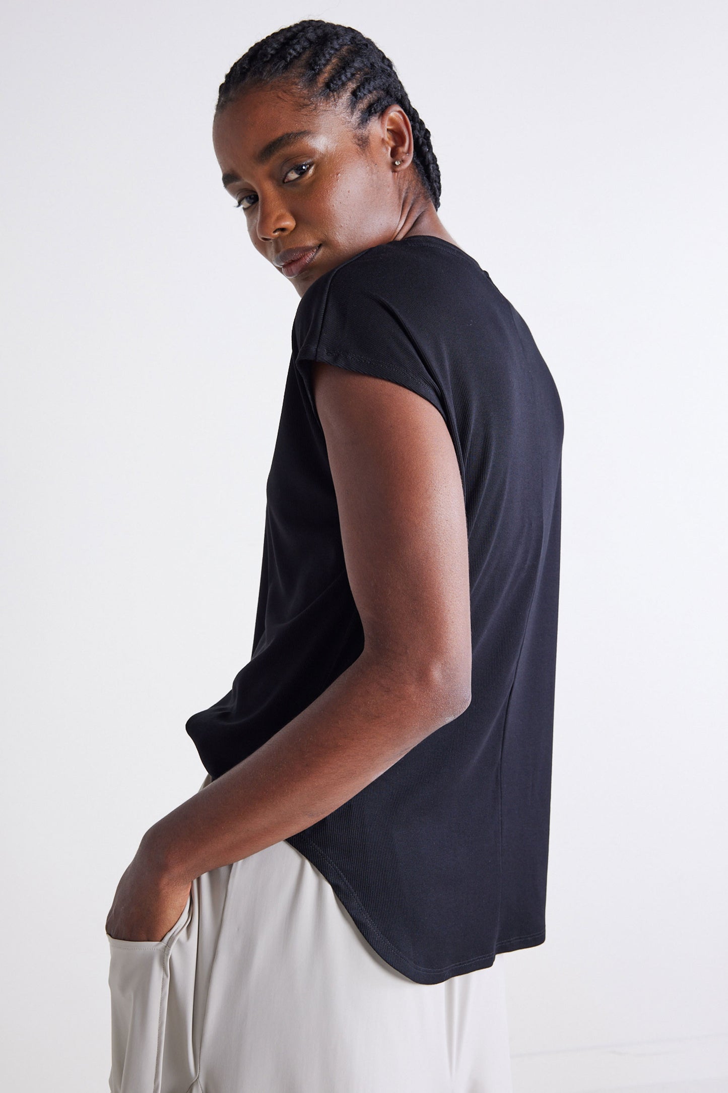 The Ribbed Tuck-In Tee