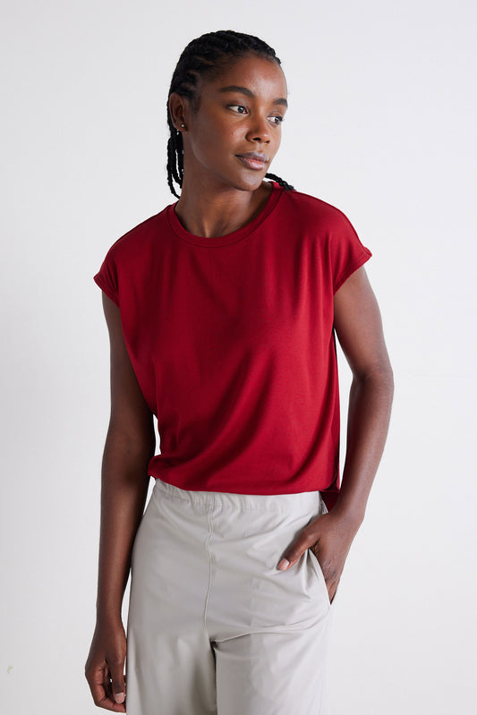 The Ribbed Tuck-In Tee