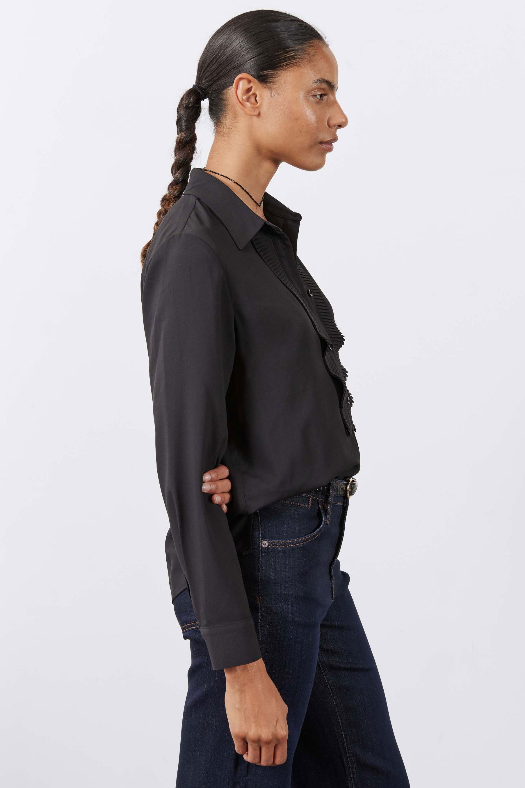 The Tux Blouse Black / 16 The Tux Blouse Black / 16