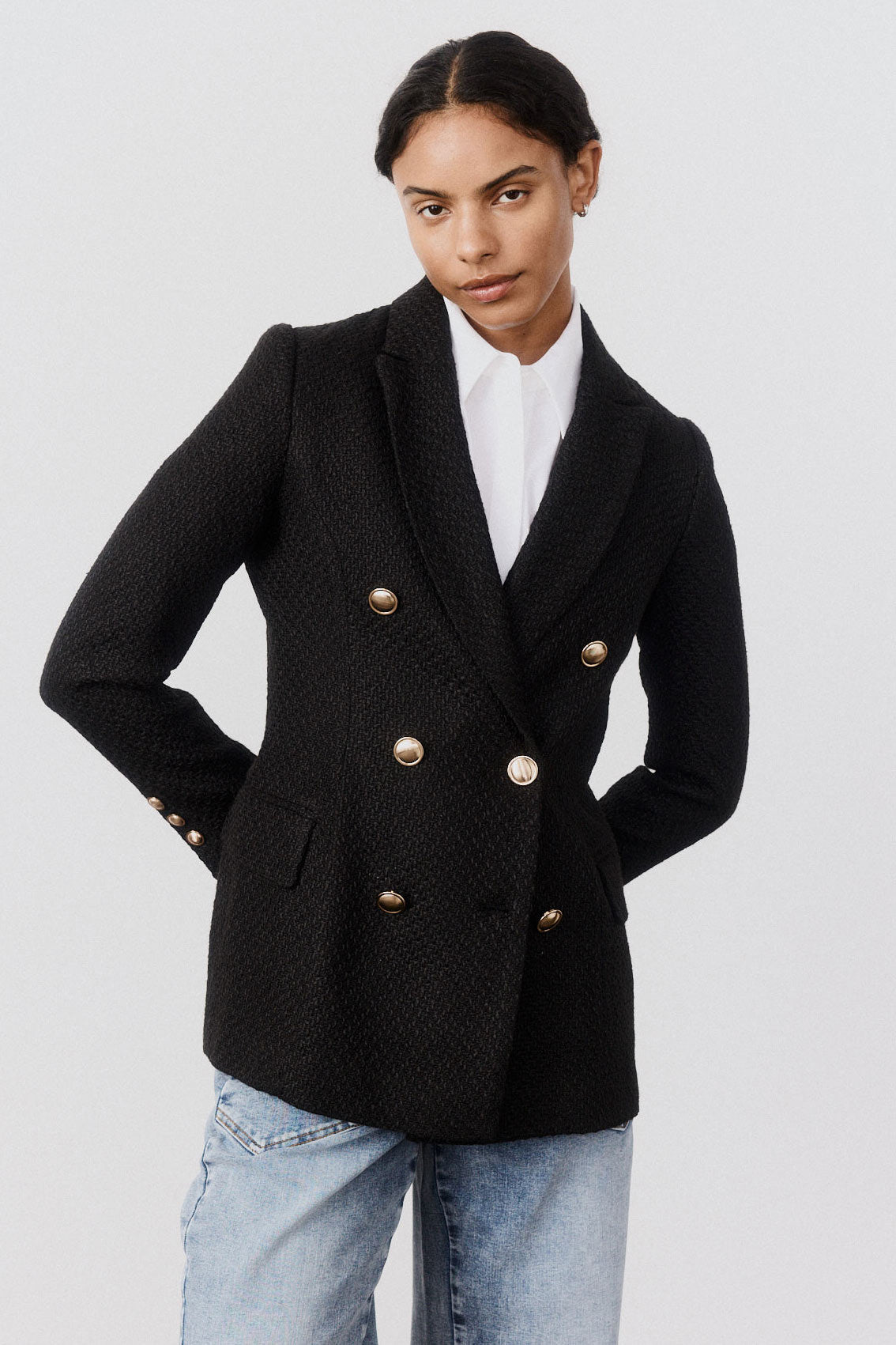 Tweed Boyfriend Blazer