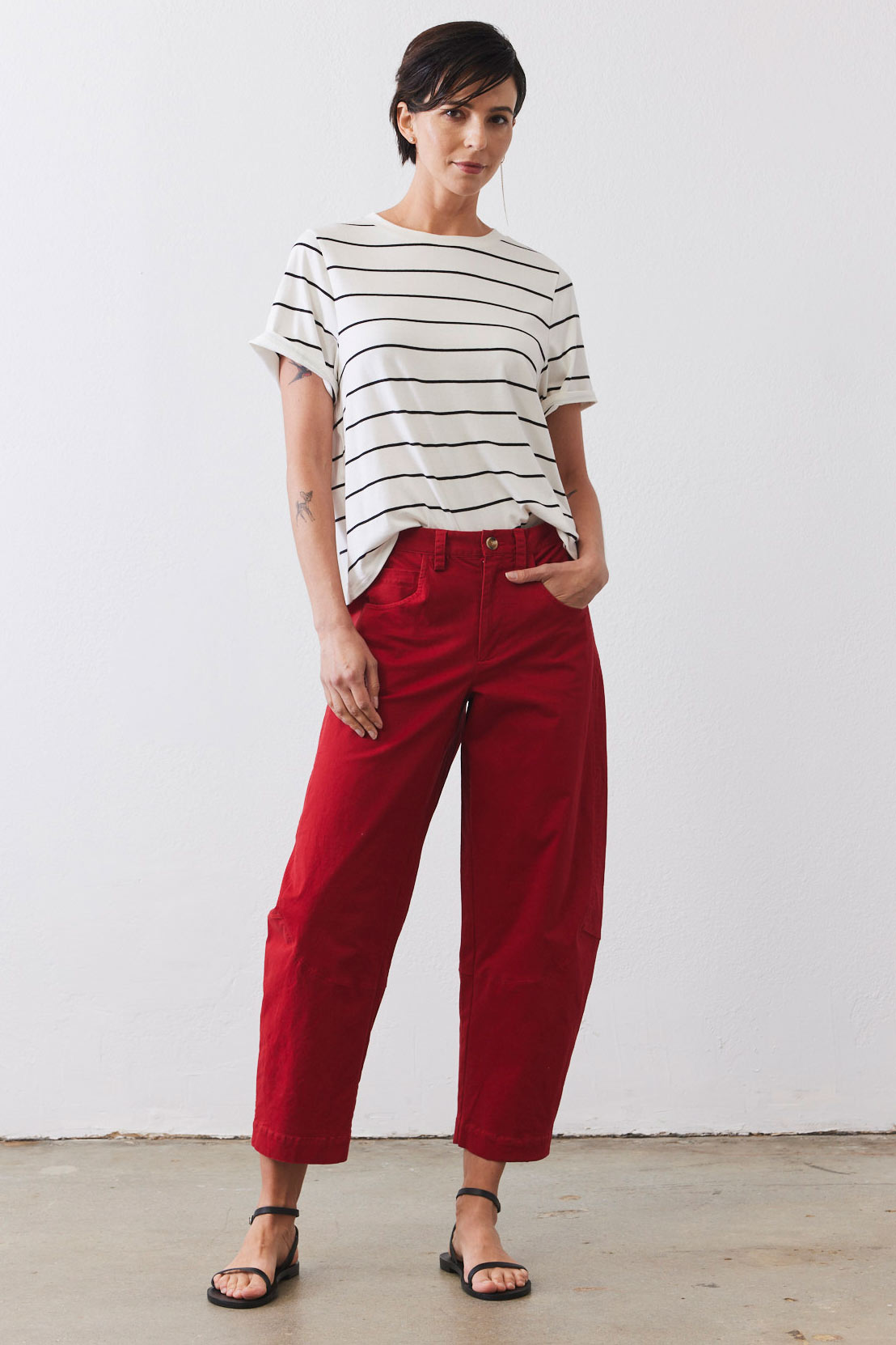 The Twill Wide-ish Pants