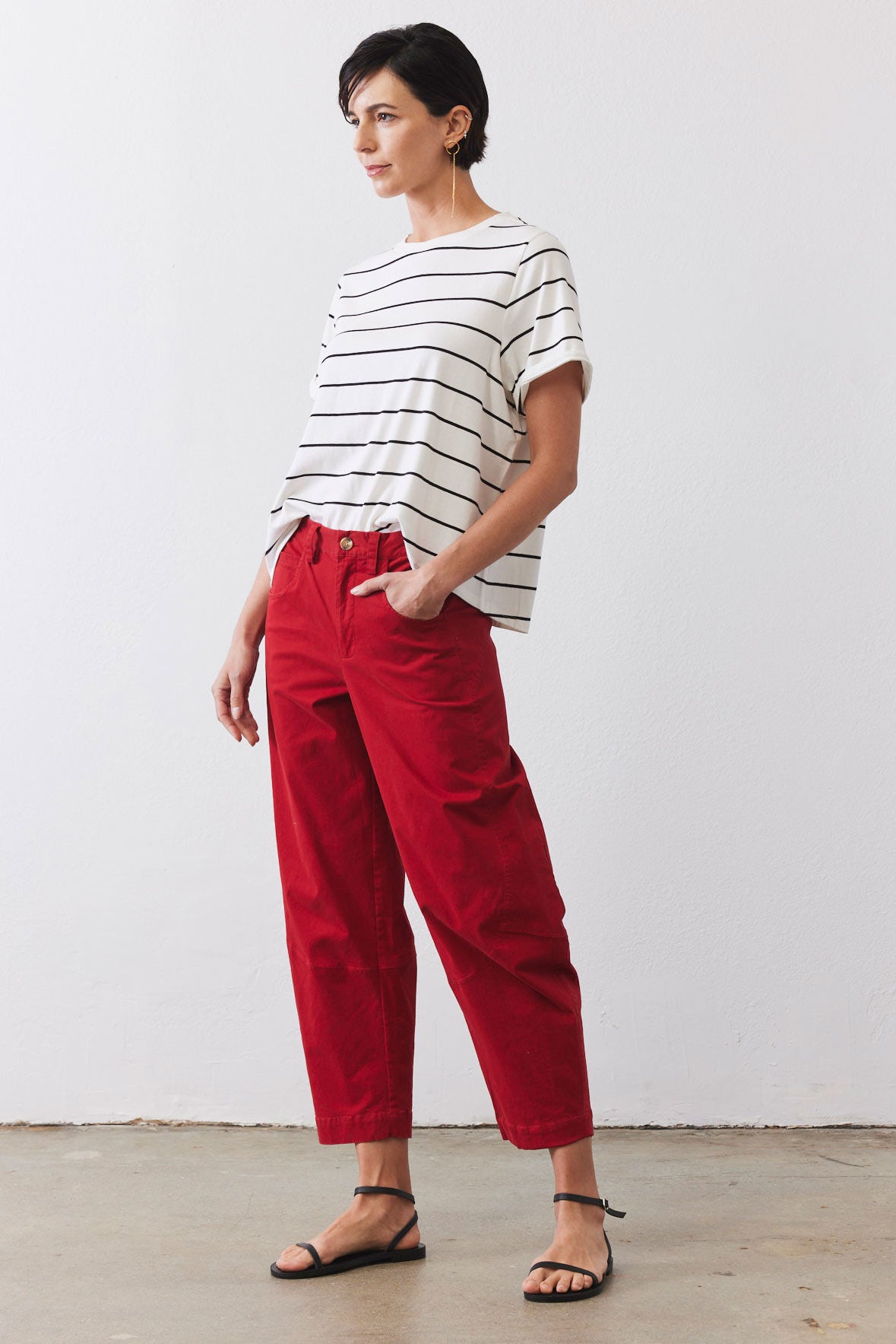 The Twill Wide-ish Pants