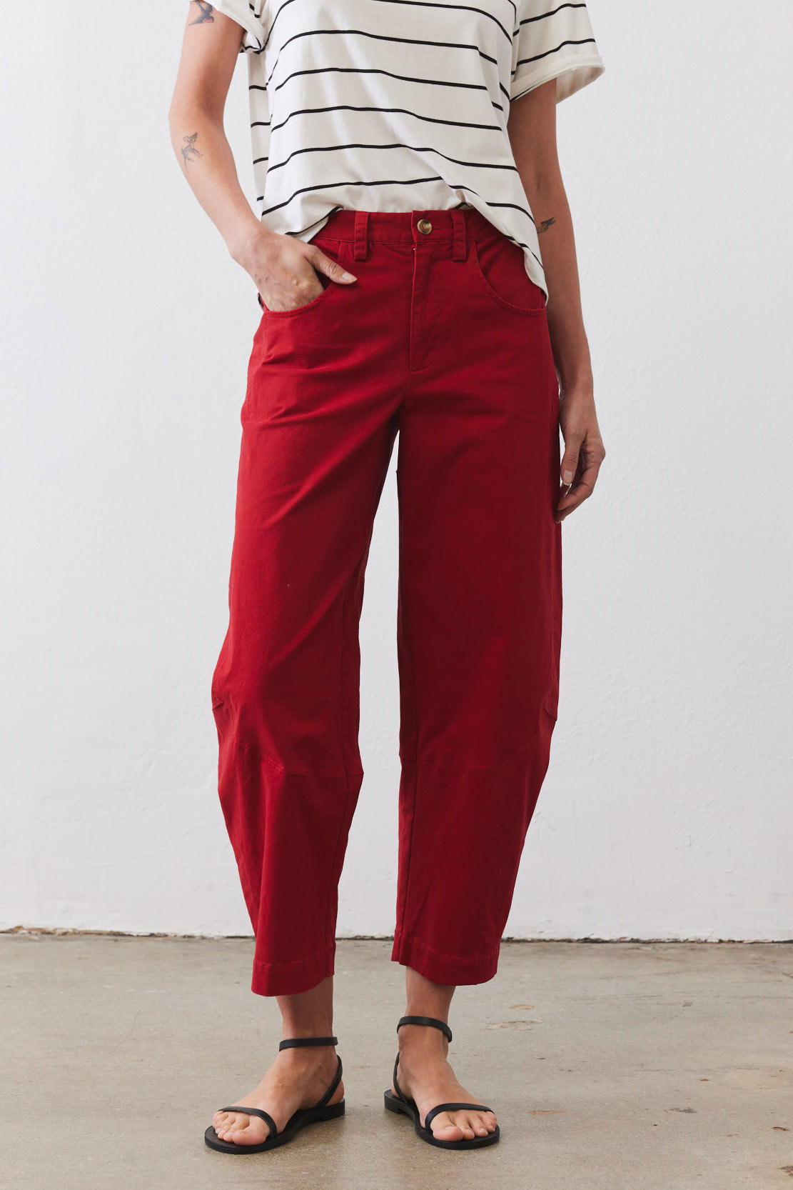 The Twill Wide-ish Pants