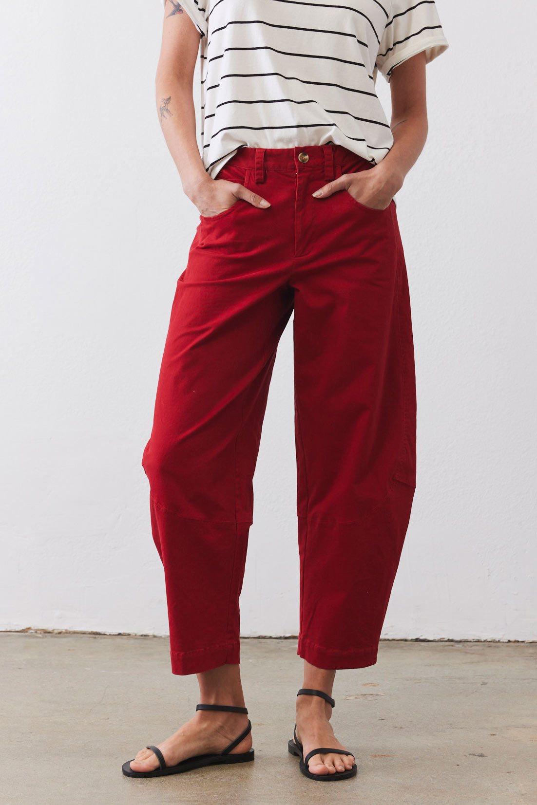 The Twill Wide-ish Pants