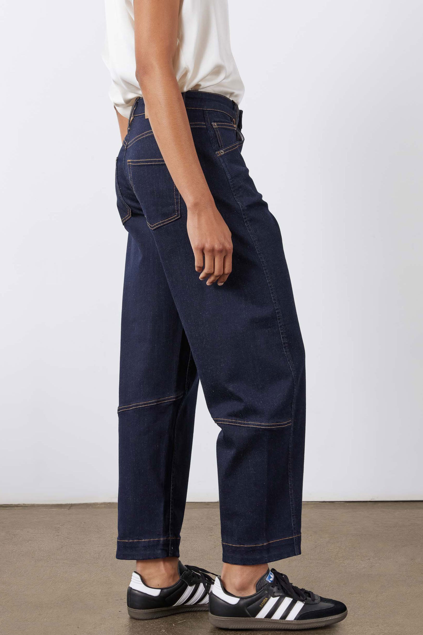 パンツ Nalm. barrel leg wide denim / deep navy The Ultimate Barrel Leg Jeans 2.0 | Nyx Dark Wash – Ruti