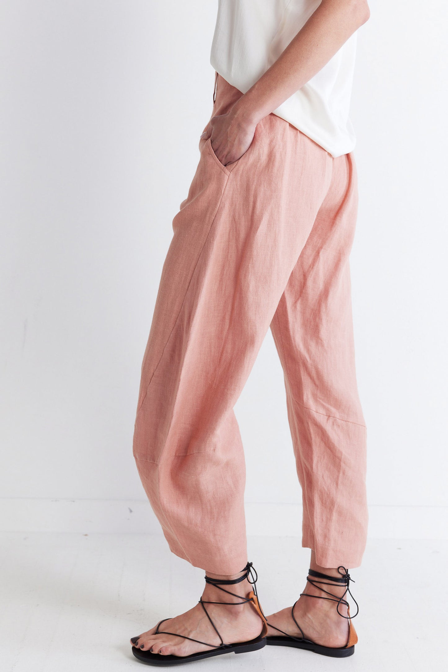 The Uptown Loose Linen Pants