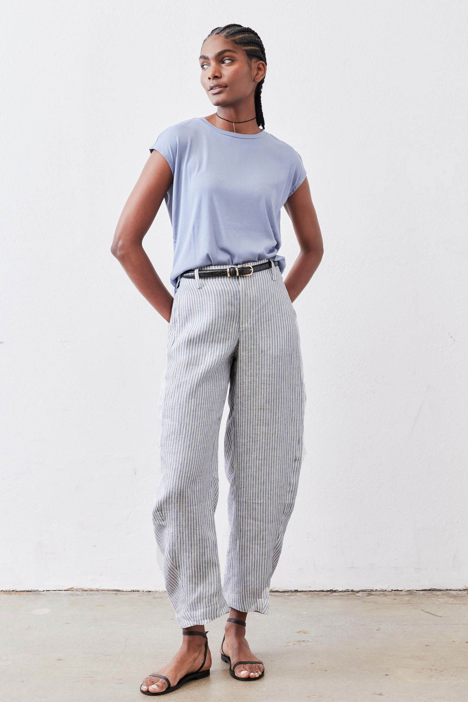 Uptown Loose Linen Pants