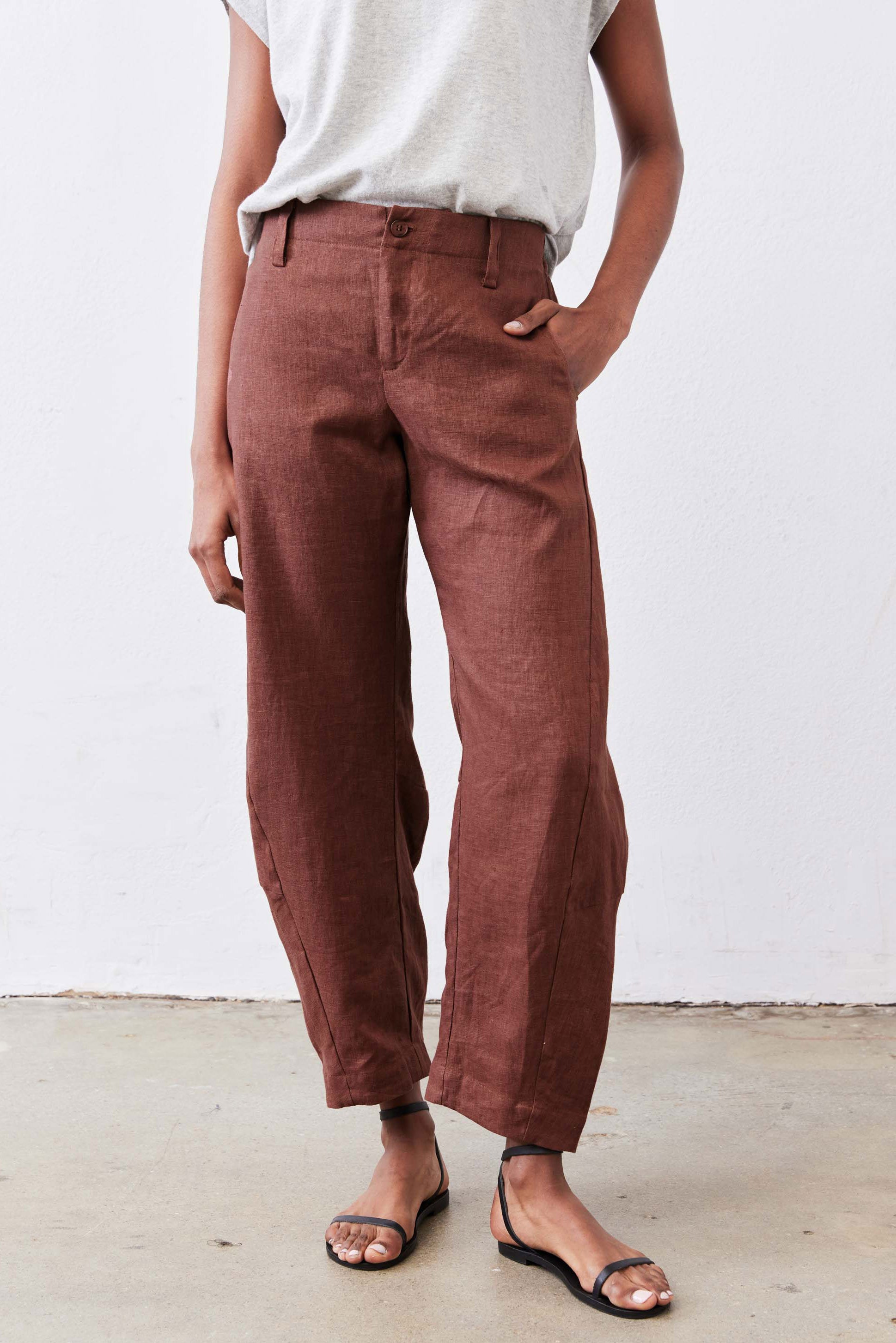 Uptown Loose Linen Pants
