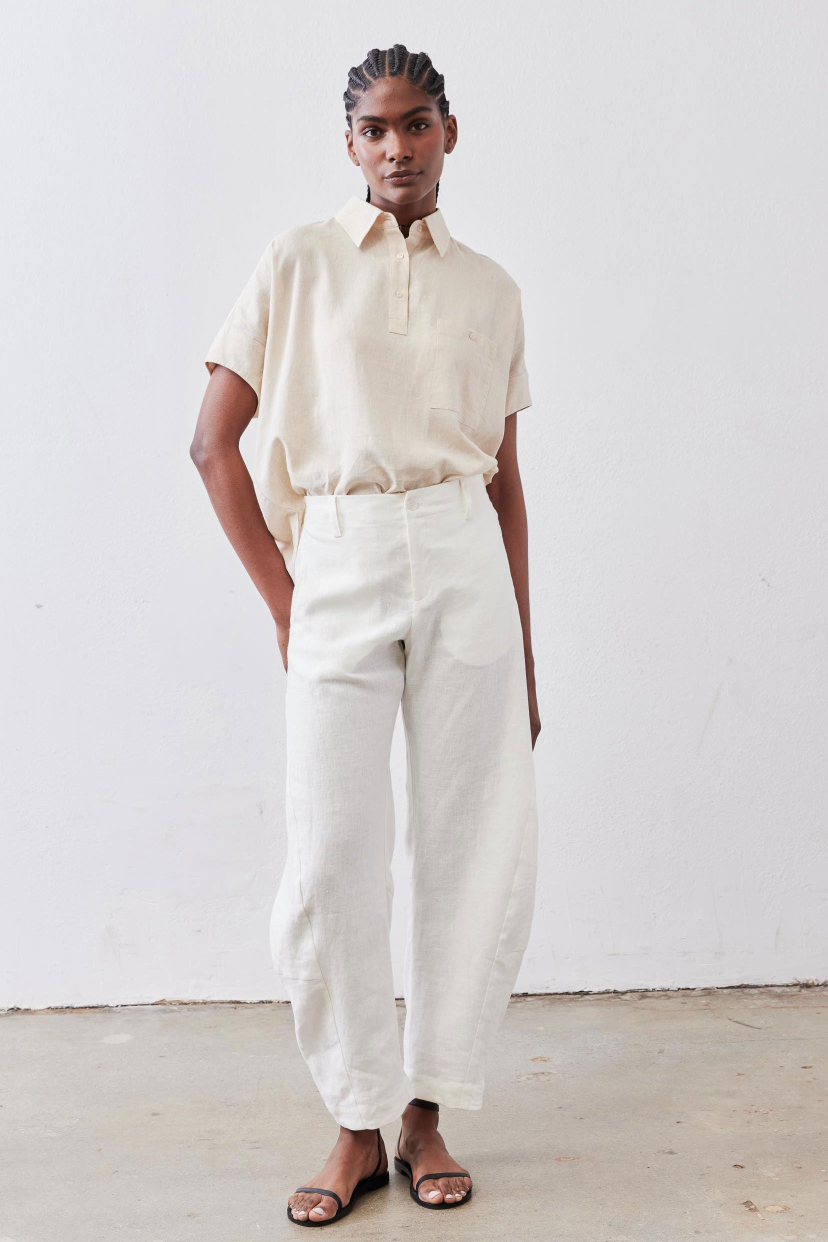 The Uptown Loose Linen Pants The Uptown Loose Linen Pants