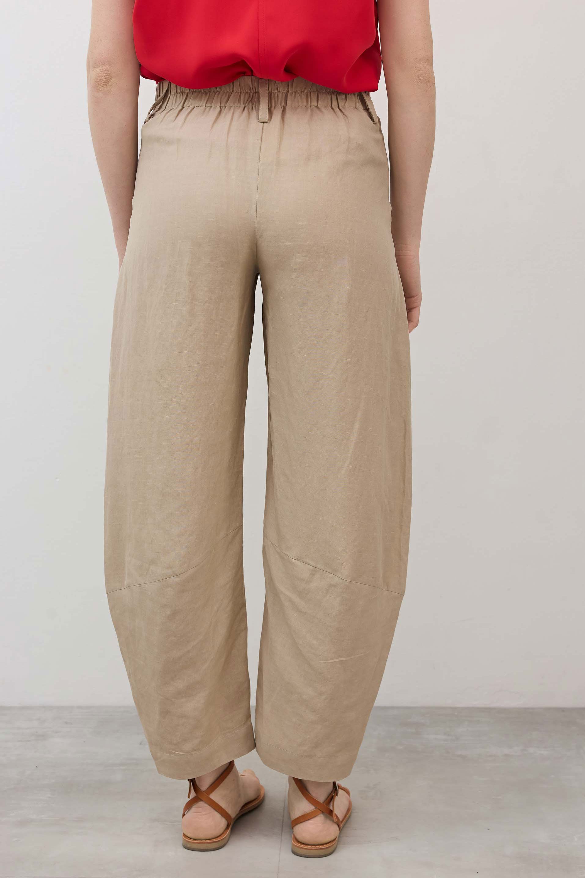 The Uptown Loose Silk Linen Pants | Feather Gray – Ruti