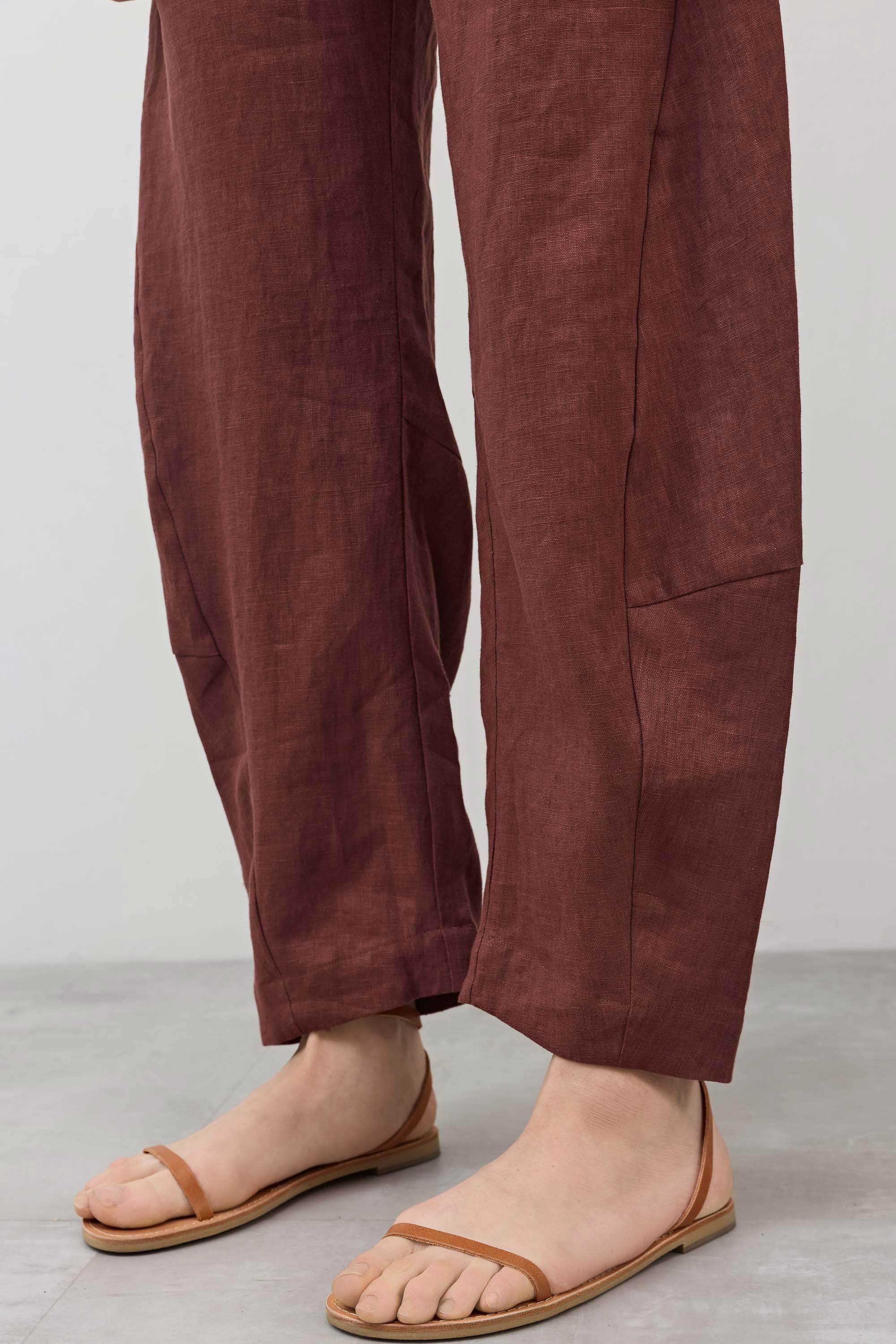 The Uptown Loose Linen Pants | Spice – Ruti