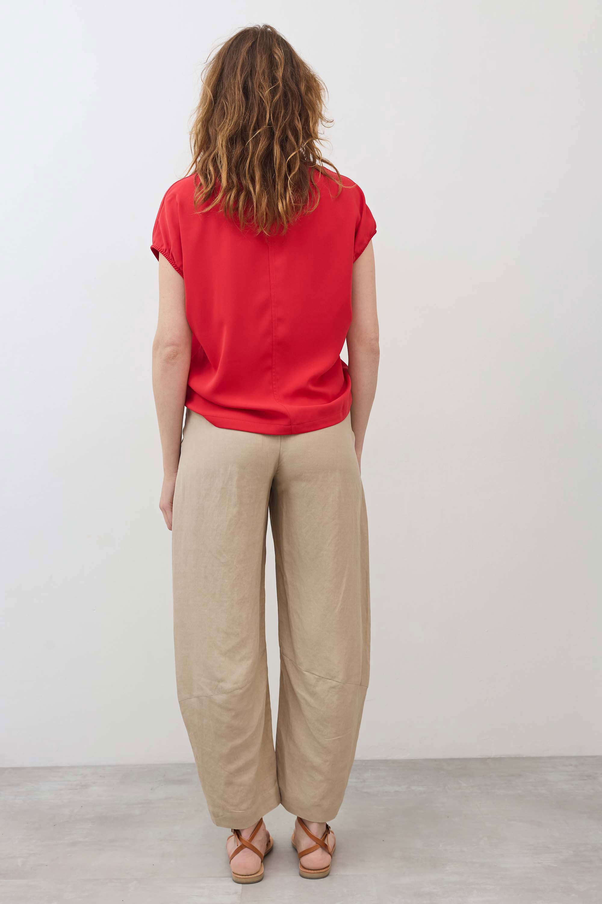 The Uptown Loose Silk Linen Pants | Feather Gray – Ruti