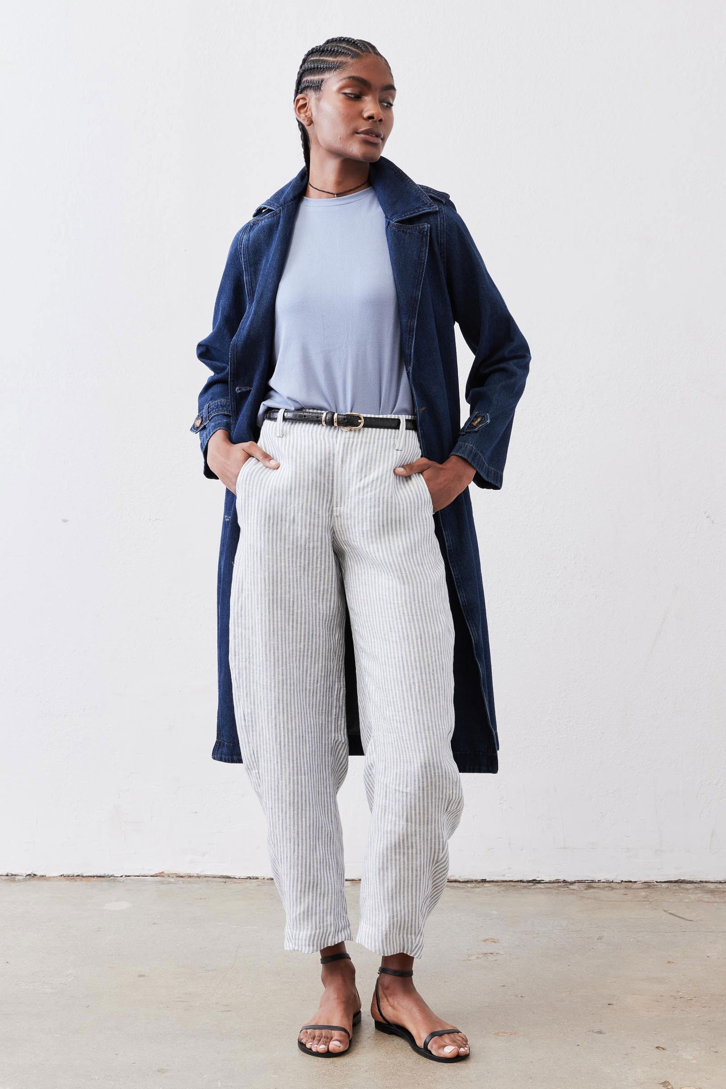 The Uptown Loose Linen Pants