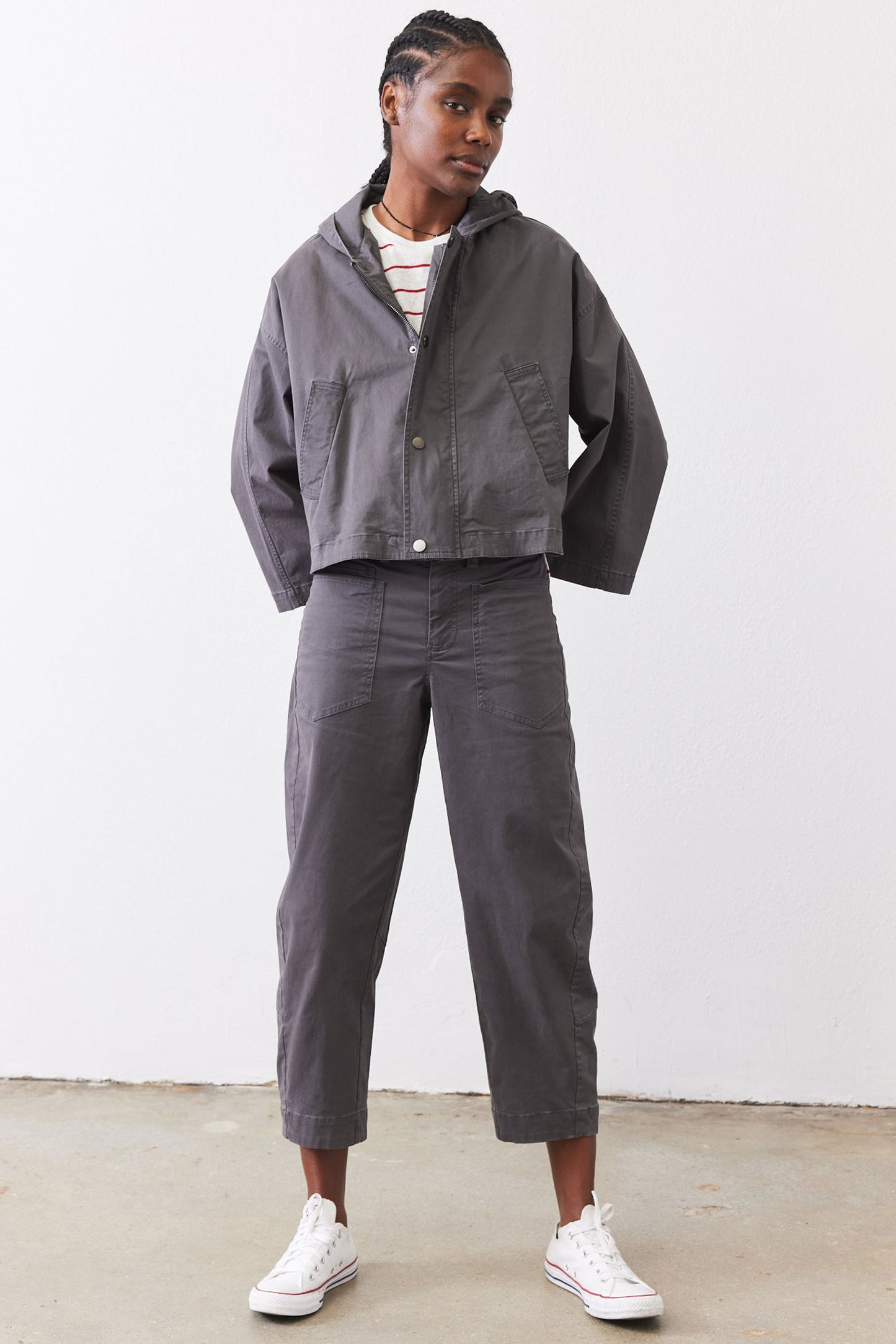 The Utility Oversized Twill Jacket