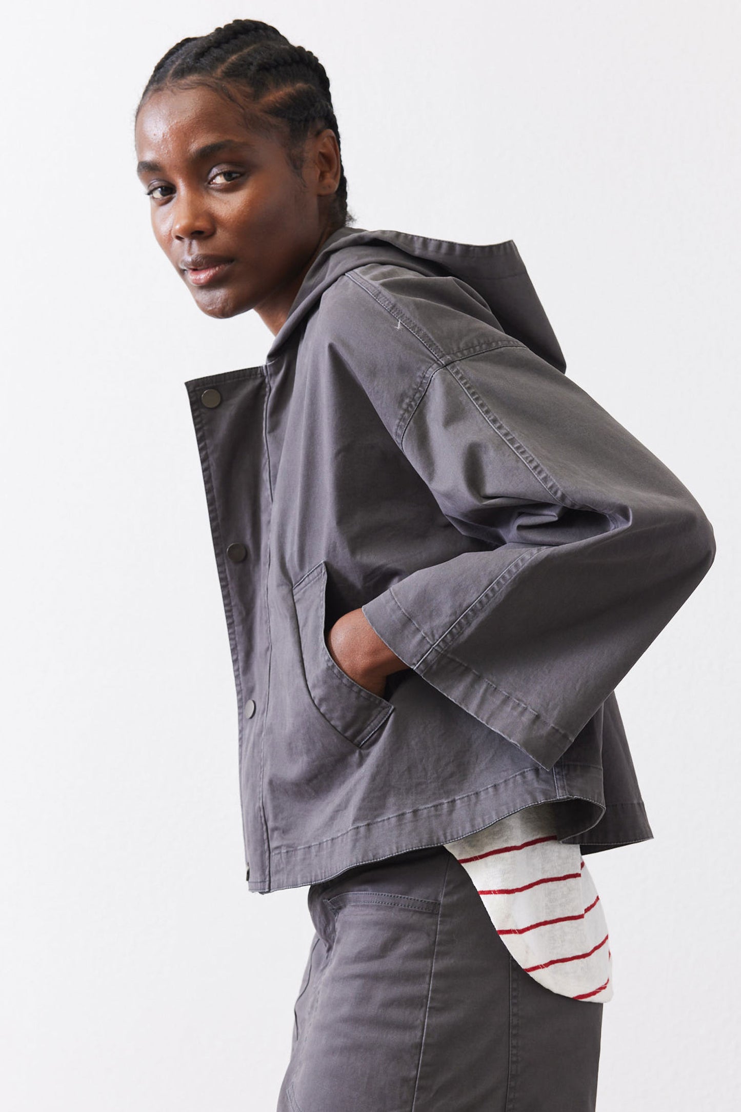 The Utility Oversized Twill Jacket