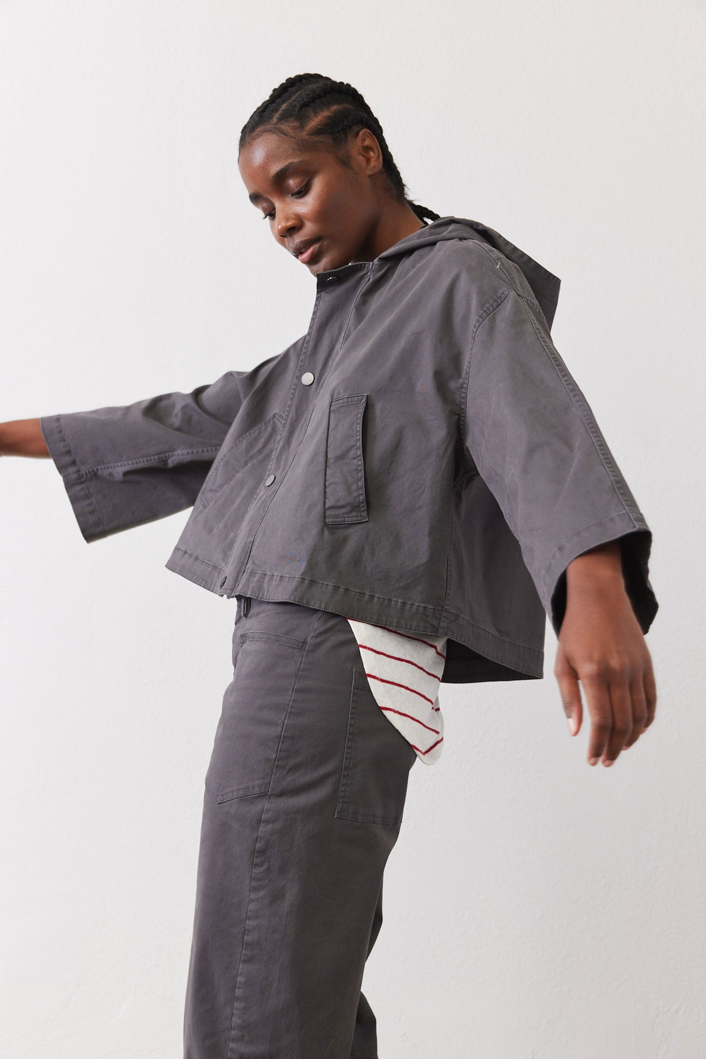 The Utility Oversized Twill Jacket