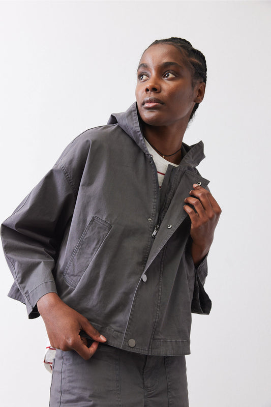 The Utility Oversized Twill Jacket